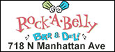 Rock-A-Belly Bar & Deli Sponsorship Banner