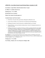Parish Council Minutes September 2026