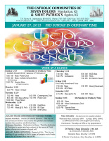 Weekly Bulletin for January 27, 2013