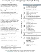 Boletín del 25 de Octubre